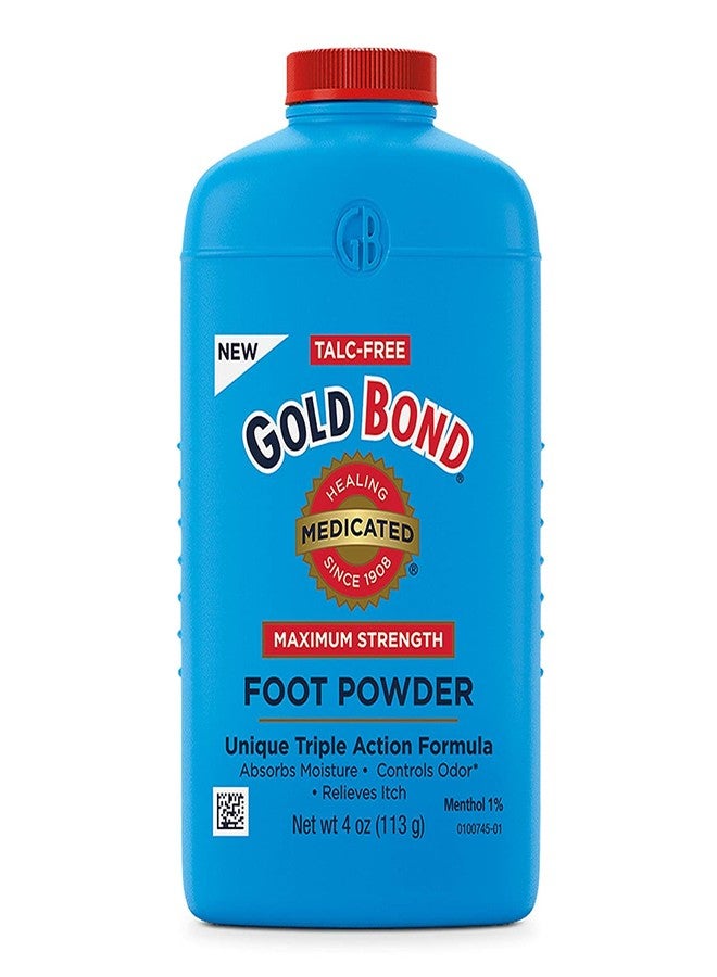 Suptmax Dkocva Gold Bond Foot Powder Medicated Talc-Free 4 oz. Personal Healthcare/Health Care - Image 1